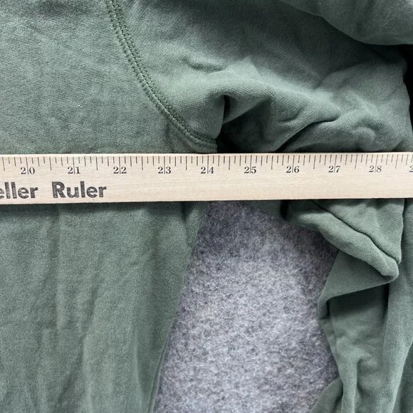 Miami Hurricanes Sweater Men Large Pullover Green 1/4 Zip Sweatshirt VTG 47’ - Picture 7 of 14